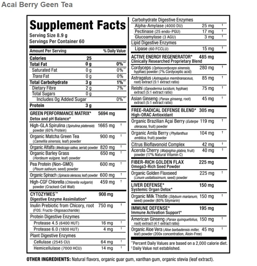 Allmax cytogreens 534 g - Image 4