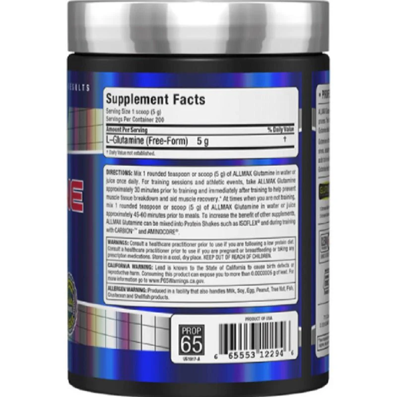 Allmax Glutamine 1000g - Image 3