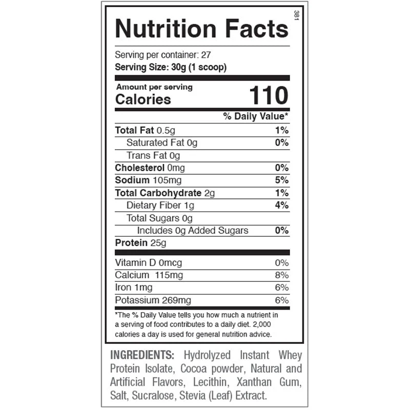 ANS N-ISO Hydrolyzed Whey Isolate 1.8lb - Image 4
