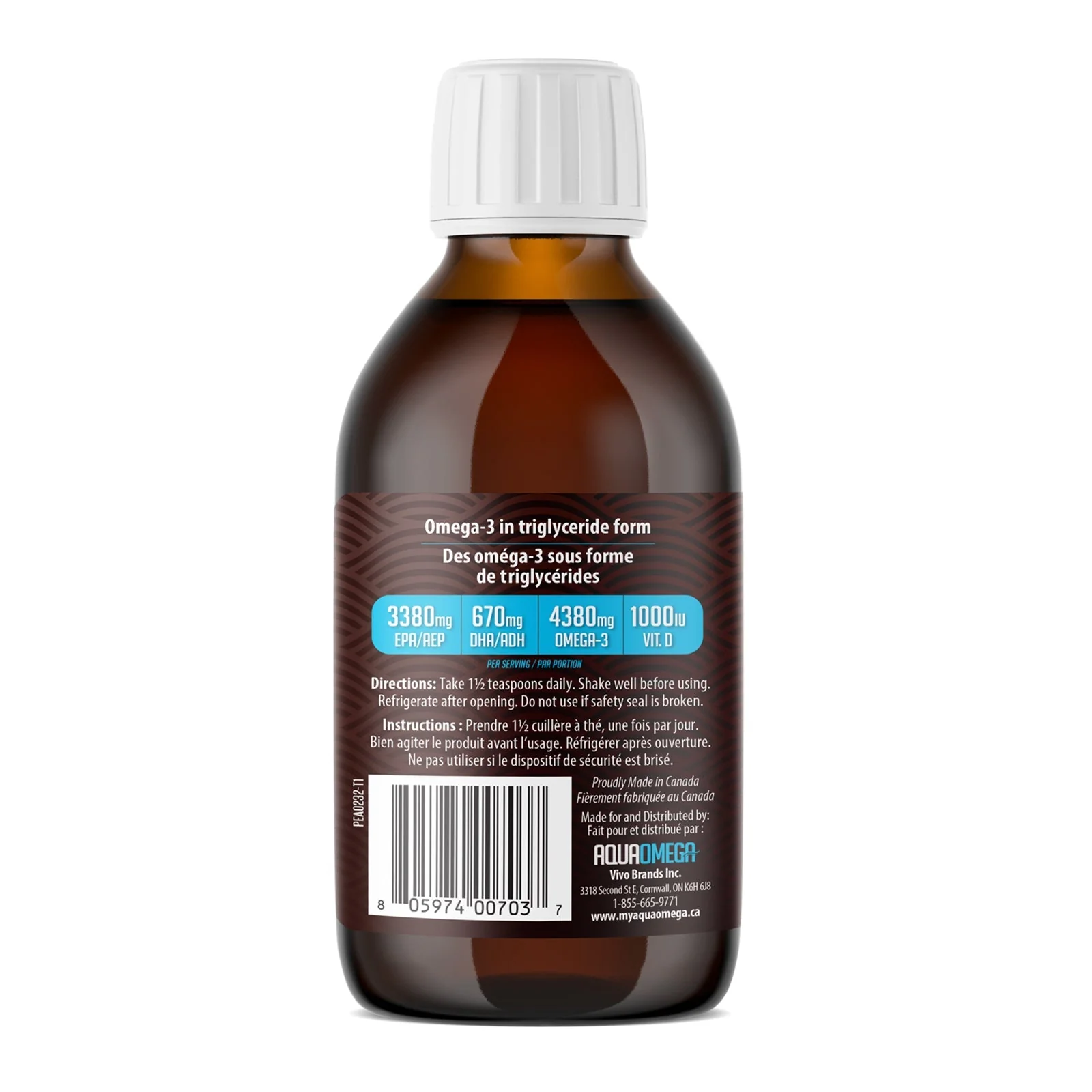 Aqua Omega High EPA 225mL - Image 2
