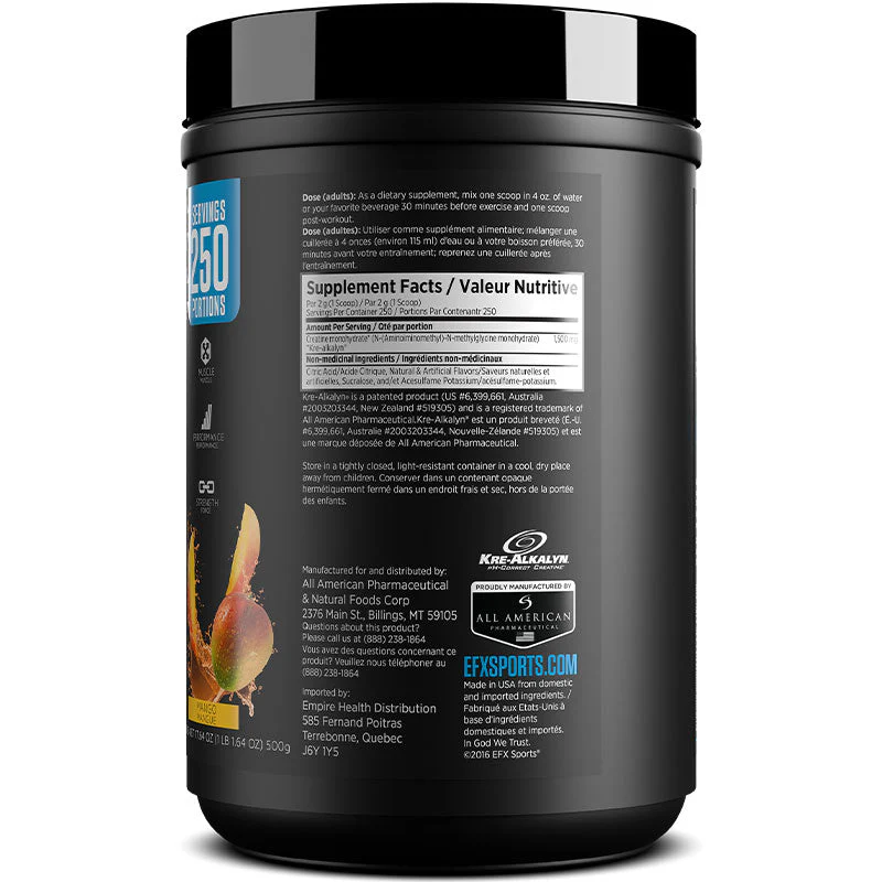EFX Sports KreAlkalyn Powder 500g - Image 15