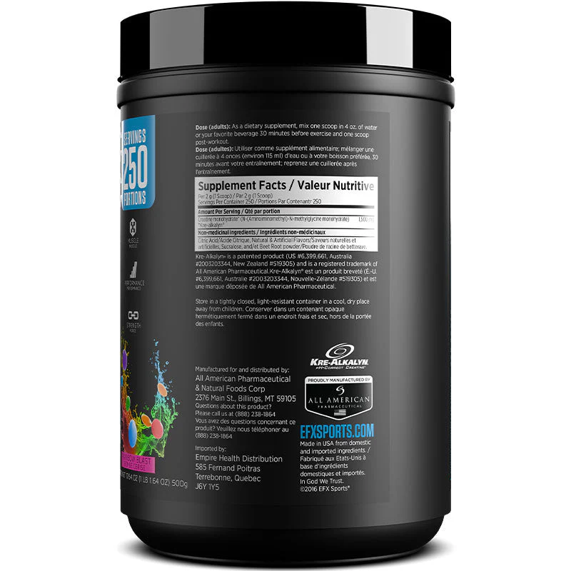 EFX Sports KreAlkalyn Powder 500g - Image 16