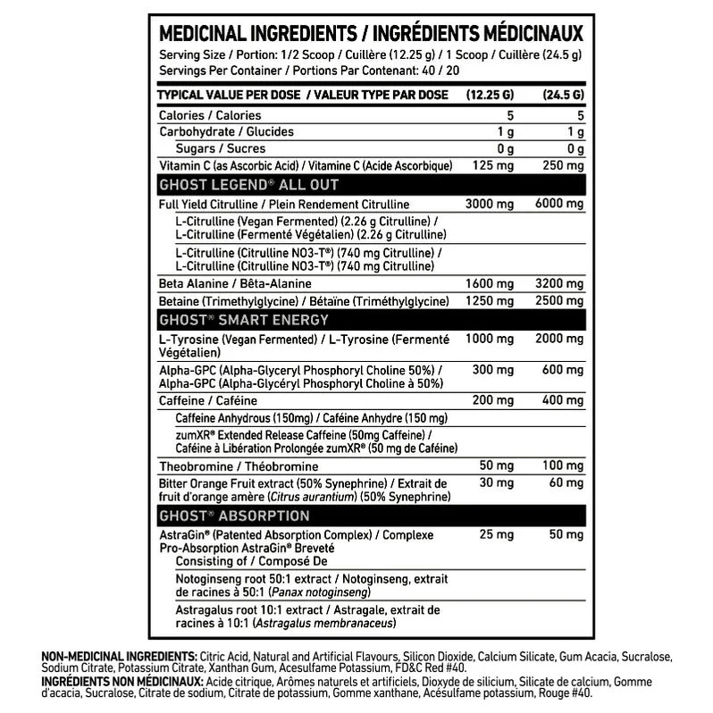 GHOST Legend All Out Preworkout - Image 6