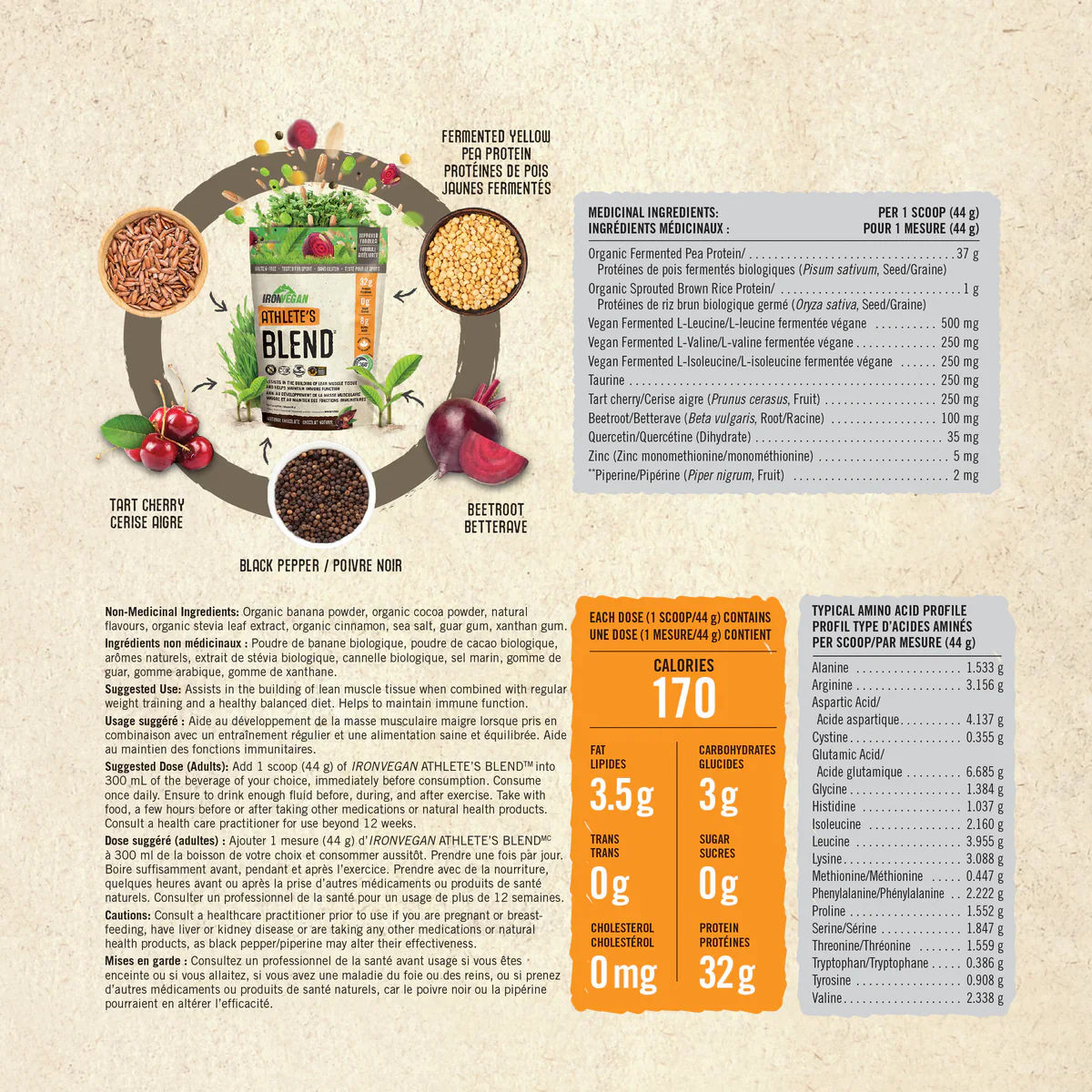 Iron Vegan Athletes Blend 1kg - Image 2