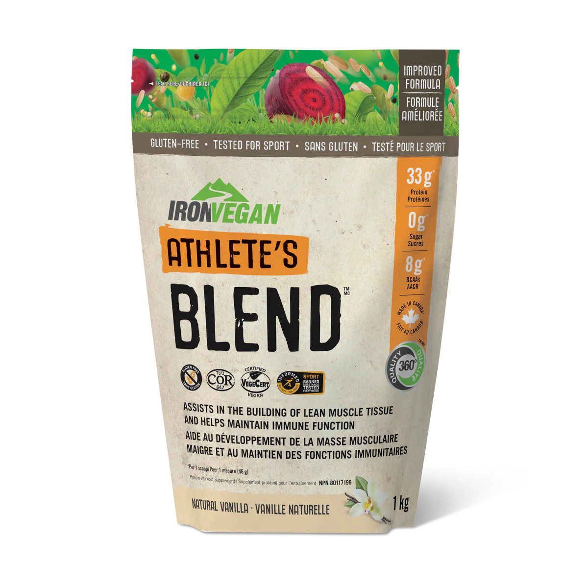 Iron Vegan Athletes Blend 1kg - Image 3