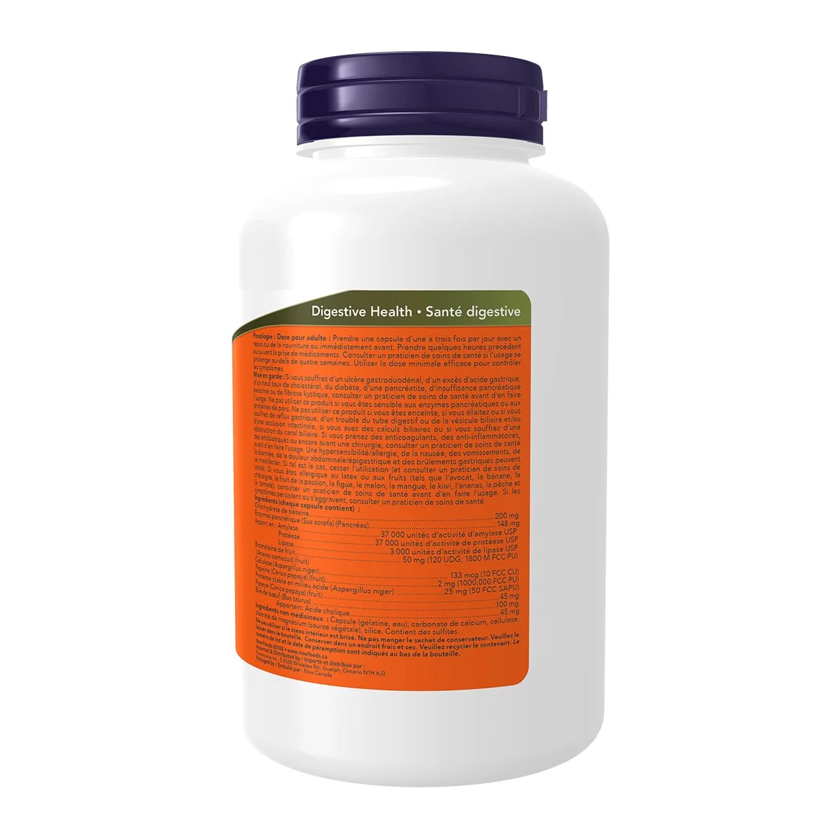 NOW Super Enzyme 180 Caps - Image 3