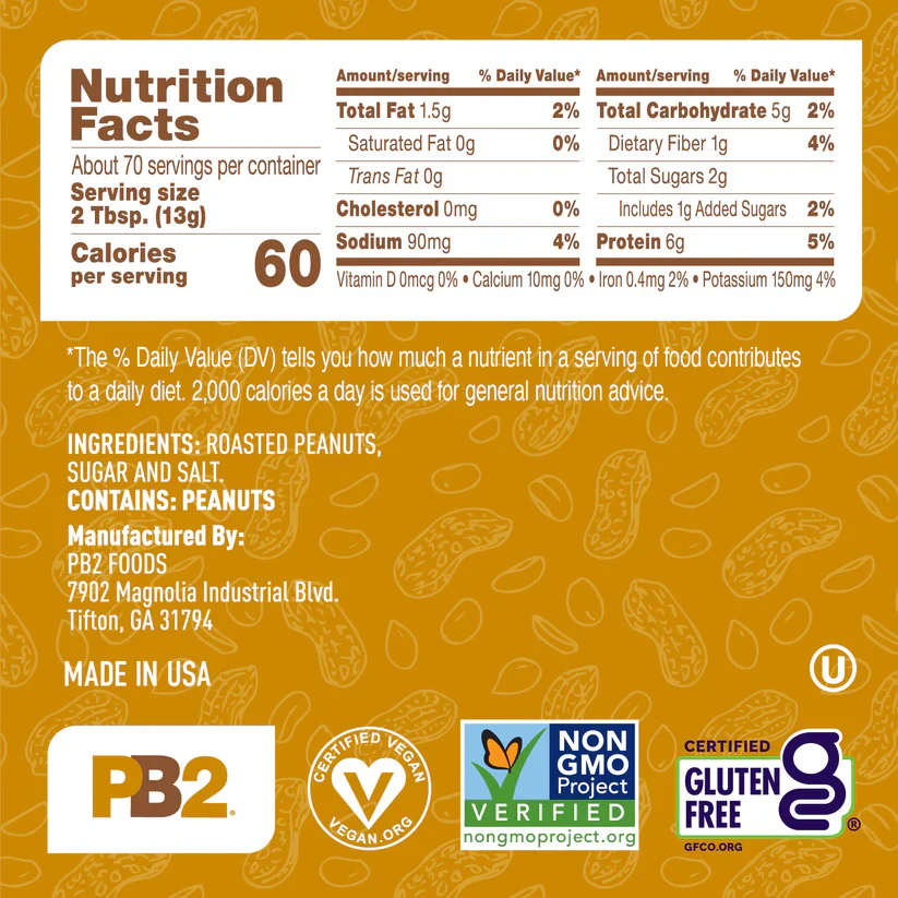 PB2 Peanut Butter Powder 1lb - Image 3