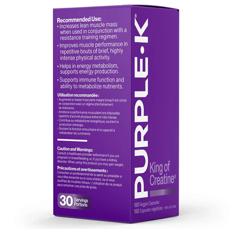 Purple K Creatine 150 Caps - Image 3