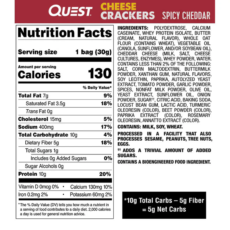 Quest Crackers Cheddar Blast BOX - Image 5