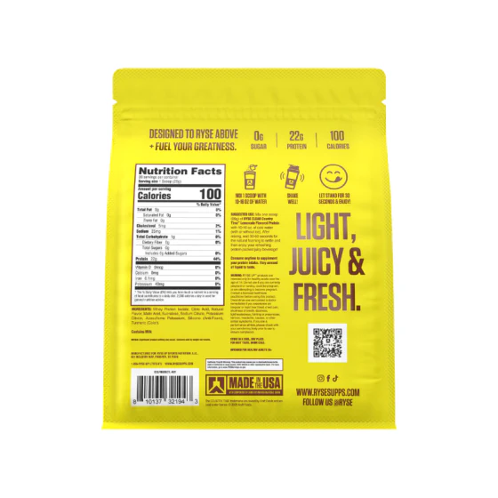 Ryse Clear Protein 20 Serv - Image 3